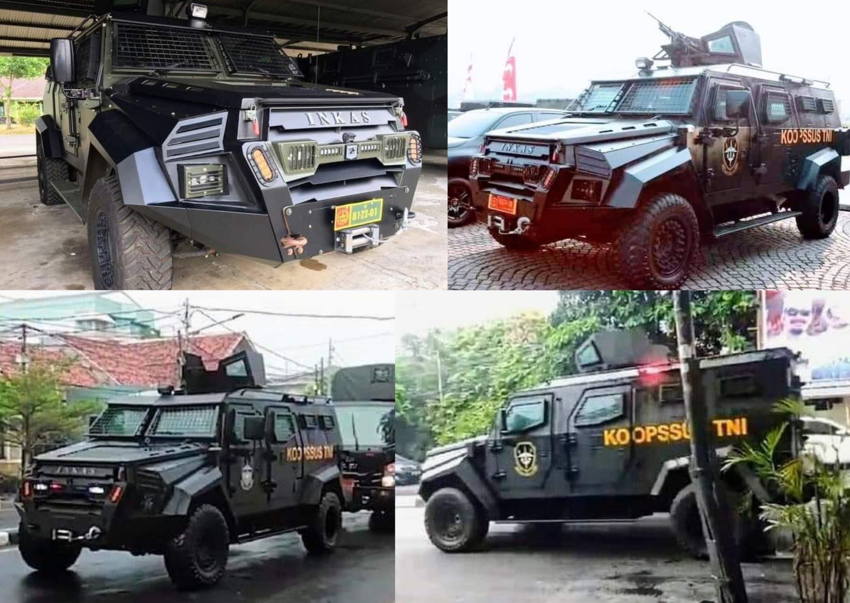 Mengenal Inkas Sentry Apc Kendaraan Taktis Milik Koopssus Tni