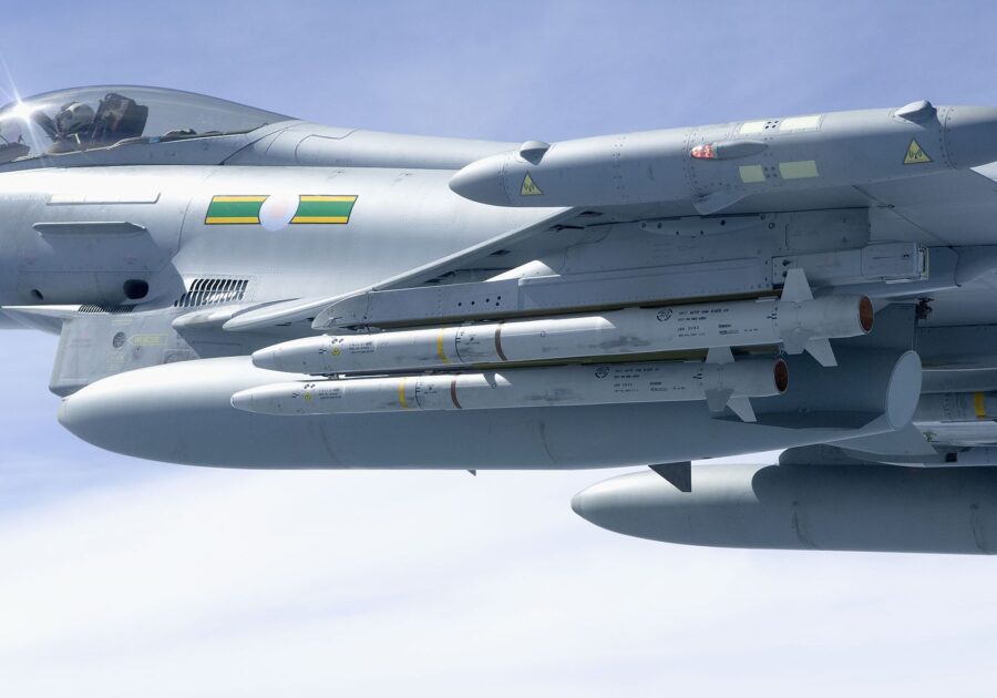 ASRAAM missiles on Typhoon