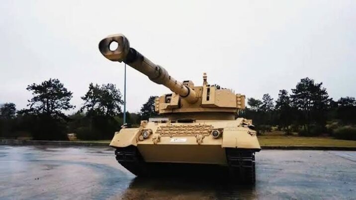 Leopard 1A5BE dengan turret Cockerill 105 mm