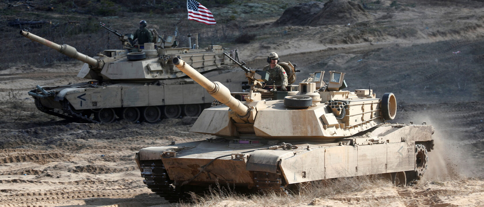 M1 Abrams tanks