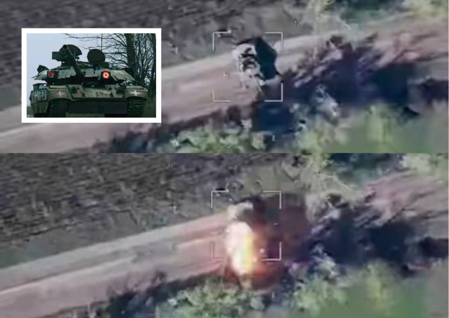 Russian Lancet drone hits rare Ukrainian T-84 Oplot tank - Archynewsy