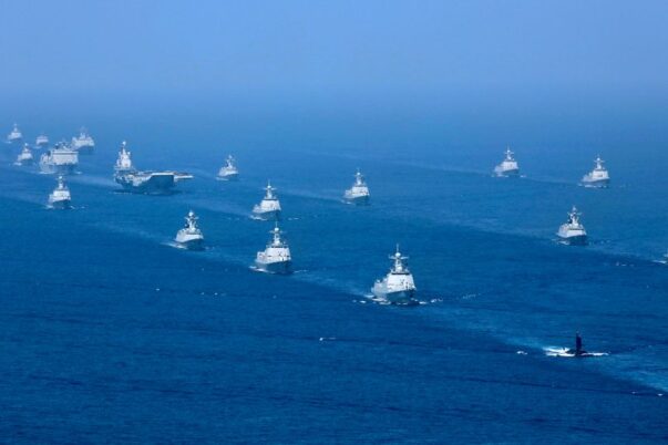 Kapal perang China melakukan latihan perang di sekitar Taiwan