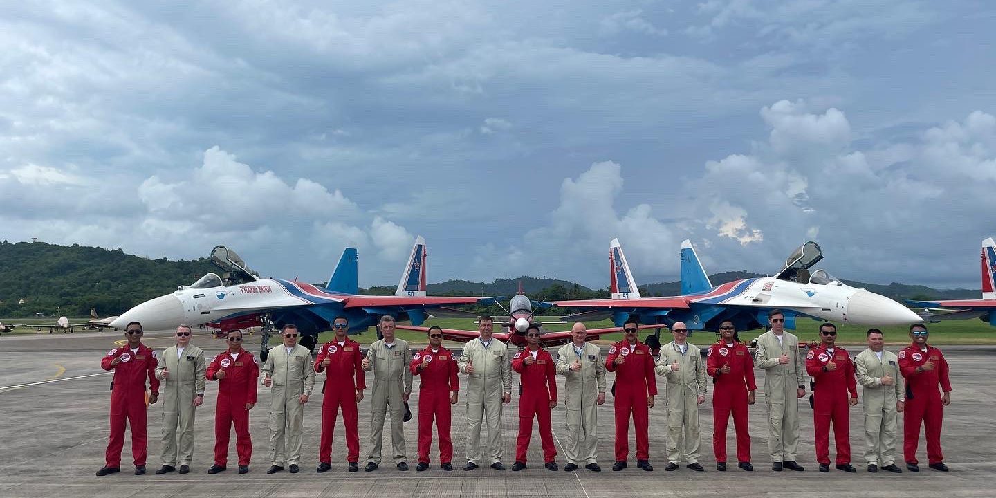 JAT dan Russian Knights di Langkawi