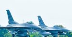 F-16 USAF dan F-16 TNI AU dalam Cope West 2023 di Lanud Roesmin Nurjadin