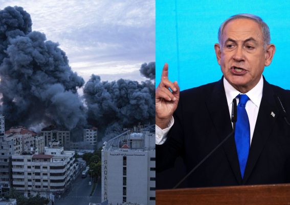 Israel bombardir kota Gaza_ Netanyahu minta warga Palestina mengungsi secepatnya