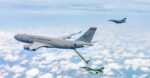 A330 MRTT RSAF melakukan AAR terhadap F-16 TNI AU