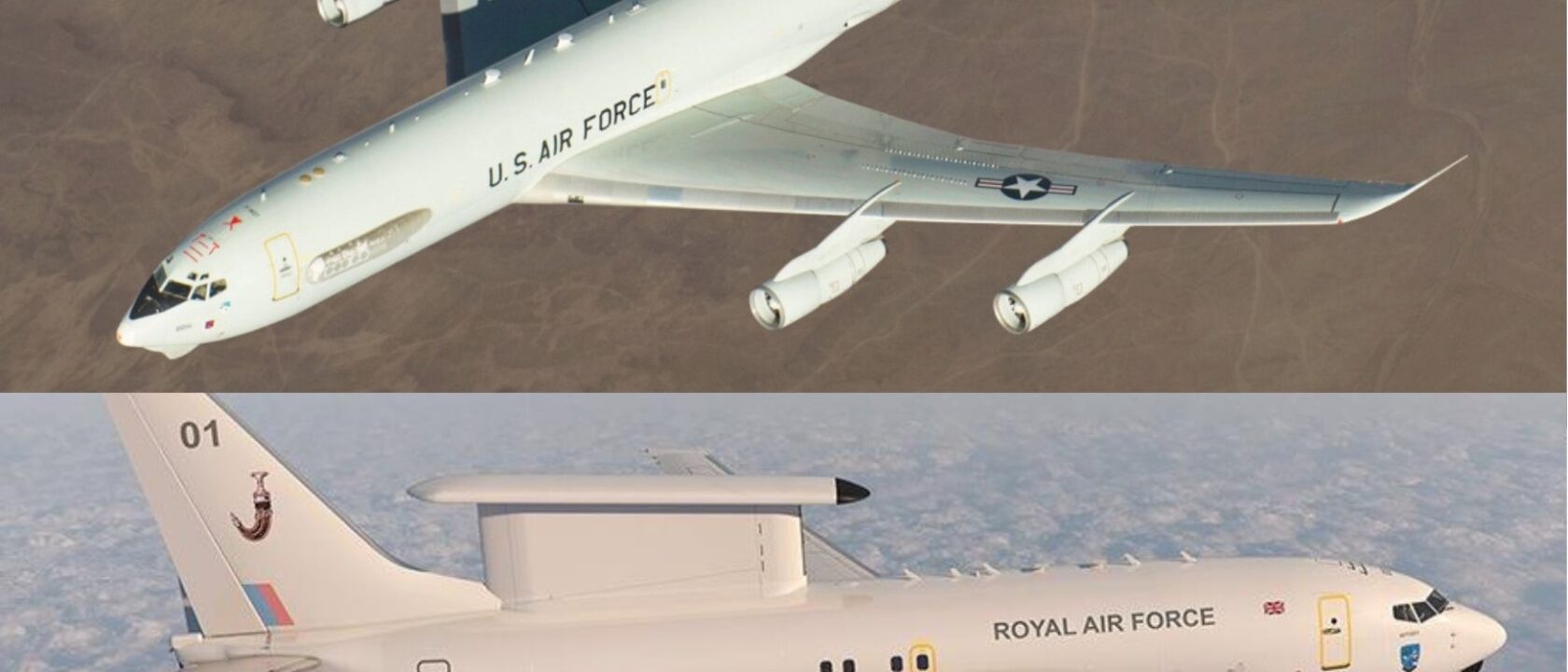 E-3 Sentry dan E-7A Wedgetail