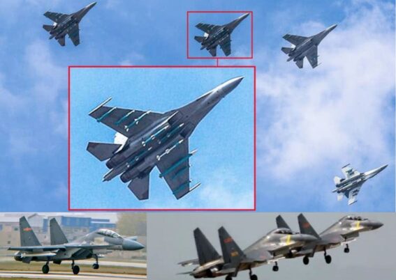 J-16 membawa rudal udara ke udara jarak jauh PL-17_ Airspace Review