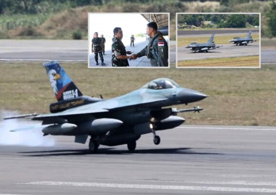 F-16 TNI AU kembali dari Pitch Black 2024