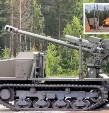 Klever howitzer 122 mm Rusia