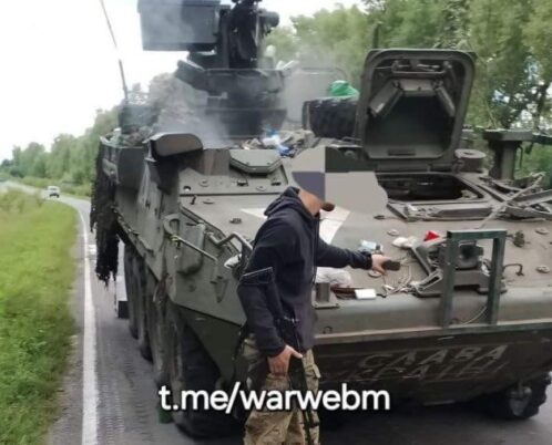 M1126 Stryker Ukraina ditangkap Rusia di Kursk