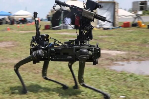 Robot Dog bersenjata