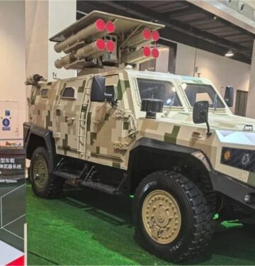 Kendaraan Antitank China dengan rudal HJ-9A