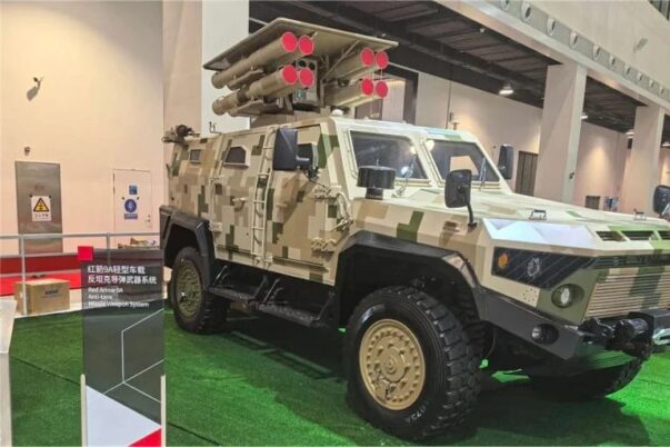 Kendaraan Antitank China dengan rudal HJ-9A