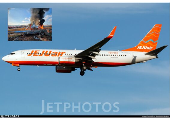 Boeing 737-800 Jeju Air kecelakaan di Bandara Muan