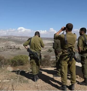 Pasukan Israel di Dataran Tinggi Golan