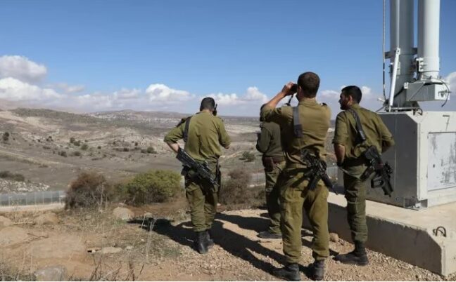 Pasukan Israel di Dataran Tinggi Golan